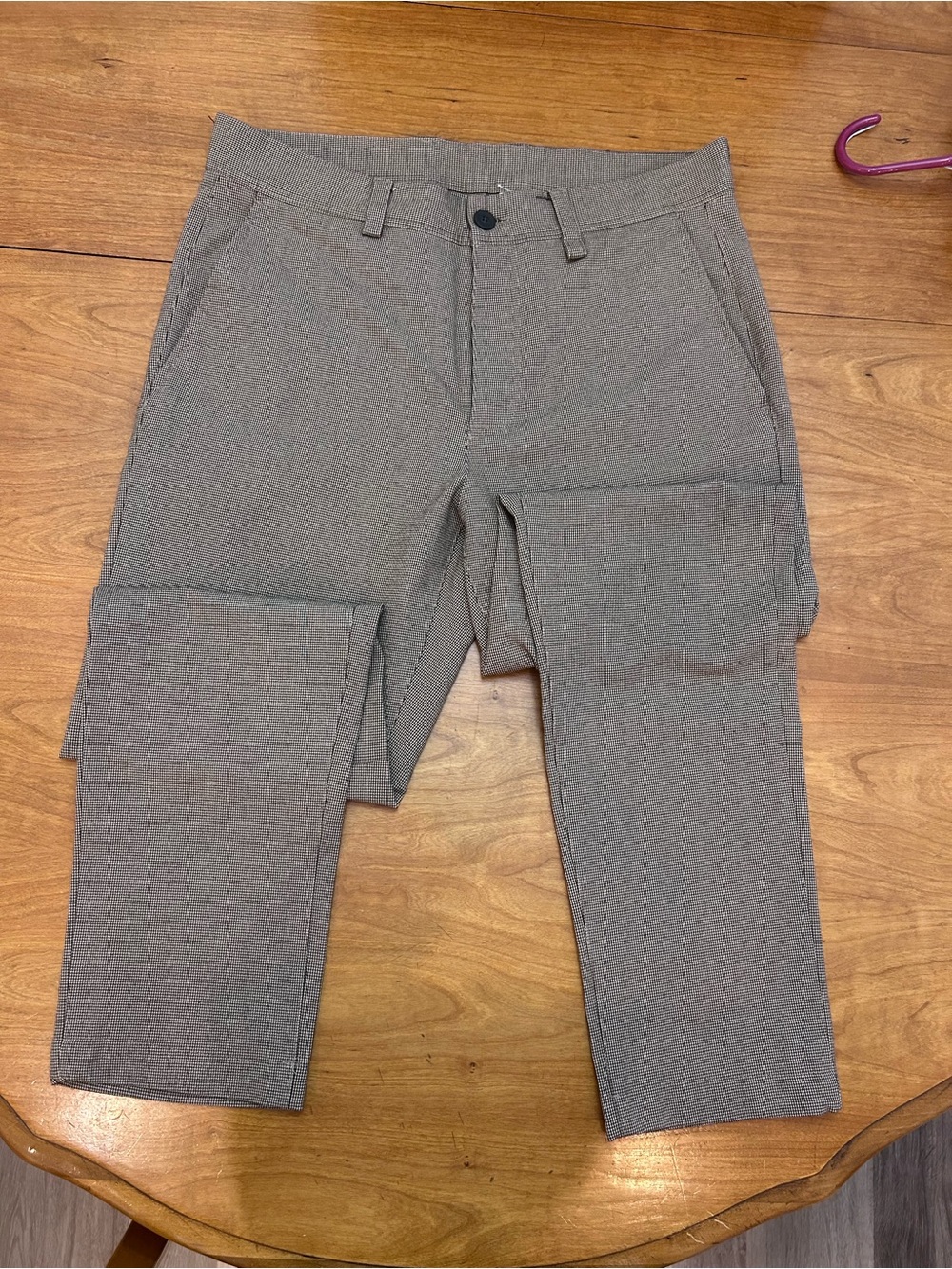 Zara Men's Slim Fit Pants in Light Brown